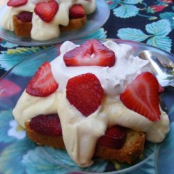 Strawberry Vanilla Pudding Shortcake recipe