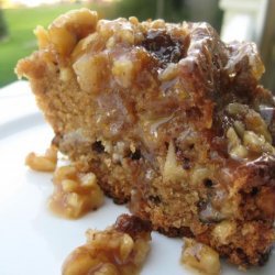 Pear Spice Bundt Cake With Walnut Praline Topping recipe