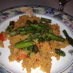Heavenly Quinoa With Asparagus (Gluten-Free and Vegan) recipe