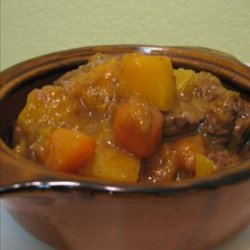 Beef Tzimmes with Butternut Squash recipe