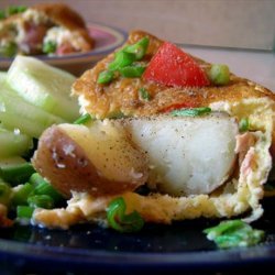 Potato Tortilla (Omelet)  With Tuna and Asparagus (Ww Core) recipe