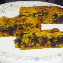 Loaded Cookies in a Cookie Bar recipe