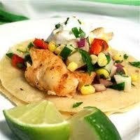 Grilled Tilapia Fish Tacos With Adobo Sauce recipe