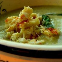 Creme D'argenteuil Au Crabe (Asparagus Soup W/Crab -- France) recipe