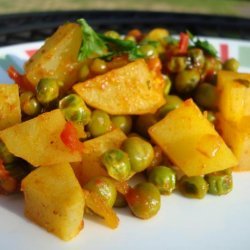 Curried Potatoes and Peas (Alu Mattar) recipe