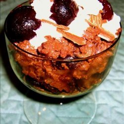 Rich Chocolate Cherry Brown Rice Pudding recipe
