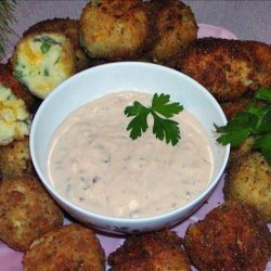 Potato Cheese Croquettes With a  Chipotle Sauce recipe