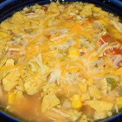 Tortilla Chicken Vegetable Soup recipe