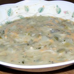 Cream Of Green Chile Soup recipe