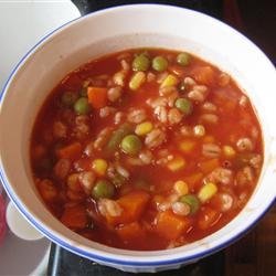Colene's Easy Tomato Vegetable Soup recipe