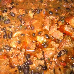 Pork and Black Bean Stew recipe