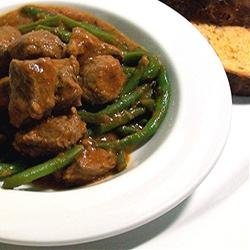 Lamb Stew with Green Beans recipe
