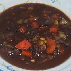Heddy's Black and Red Bean Soup recipe