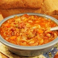 Slow Cooker Fifteen Bean Soup recipe