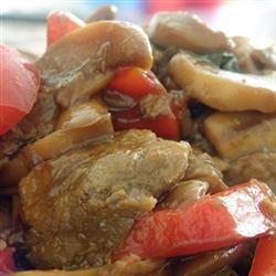 Slow Cooker Beef and Mushrooms recipe