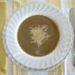 Roasted Garlic and Eggplant Soup recipe