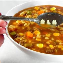 Alphabet Soup recipe