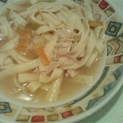 Old Man's Turkey Noodle Soup recipe