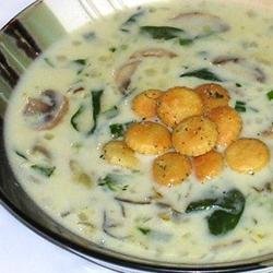 Oyster and Spinach Chowder recipe