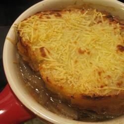 Easy French Onion Soup for Guests recipe