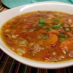 Slow Cooker Ham and Bean Soup recipe