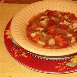 Chicken Veggie Soup II recipe