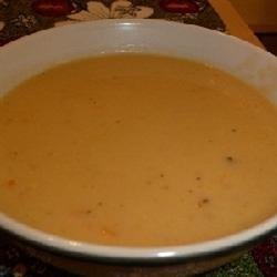 Cheesy Leek and Mustard Soup recipe