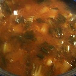 Bok Choy Beef Soup recipe