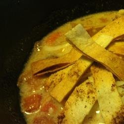 Jamaican Tortilla Soup recipe