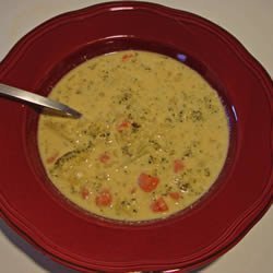 Cream of Broccoli Cheese Soup II recipe
