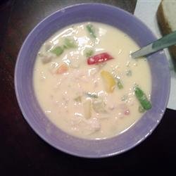 Creamy Vegetable Cheese Soup recipe