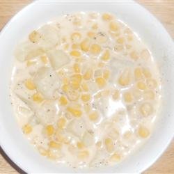 Southwest Style Creamy Corn Chowder recipe