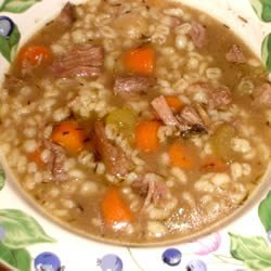 Beef and Barley Soup I recipe
