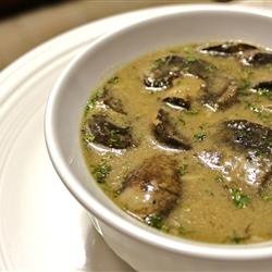 Mushroom and Gorgonzola Soup recipe