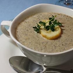 Roasted Mushroom Soup recipe