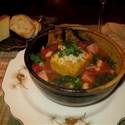 Rustic Tuscan Soup with Kale recipe