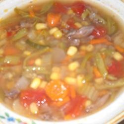 Delicious Vegetable Beef Soup recipe