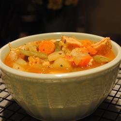 Lower Fat Chicken Vegetable Soup recipe