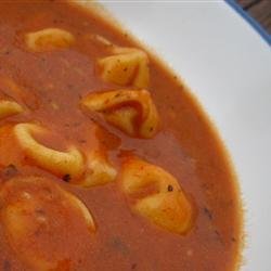 Mom's Creamy Tortellini Tomato Soup recipe