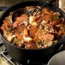 Braised Italian Sausage Stew recipe