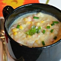 Potatoes and Corn Soup recipe