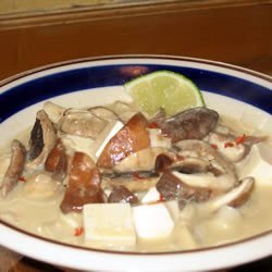 Thai Red Curry Tofu Soup recipe