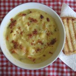 Garden Cheese Soup recipe
