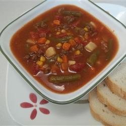 Awesome Beef Vegetable Soup recipe