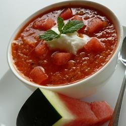 Julia's Watermelon Gazpacho recipe