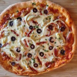 Artichoke Sun-Dried Tomato Pizza recipe