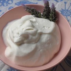 Lavender Vanilla Crème Chantilly recipe