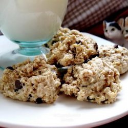 Nut and Oat Choc-Chip Biscuits recipe