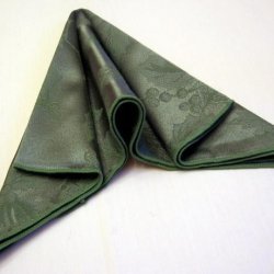 Serviette/Napkin Folding, Arrow Fold. recipe