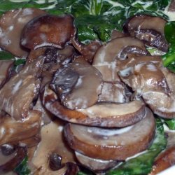 Guy Savoy's Spinach and Mushroom Gratin recipe